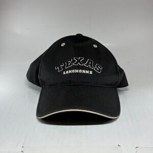Vintage Sports Specialties Texas Longhorns Hat One Size Black Spellout